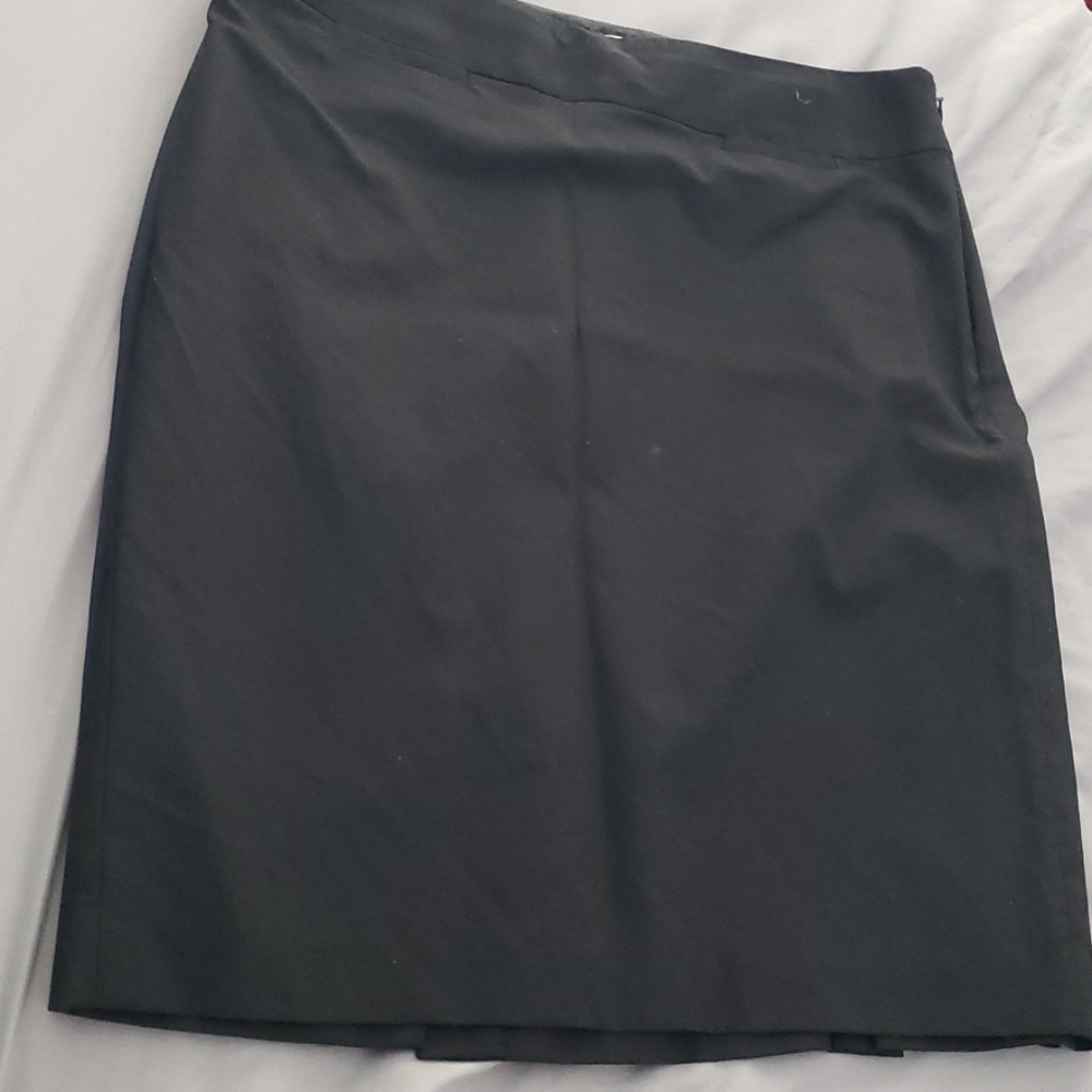 Banana Republic Black Suit Skirt